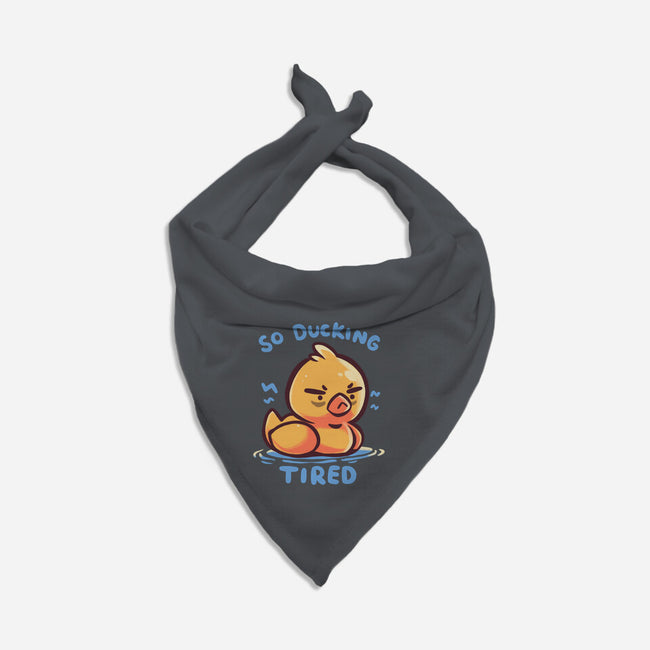 Ducking Tired-Cat-Bandana-Pet Collar-TechraNova