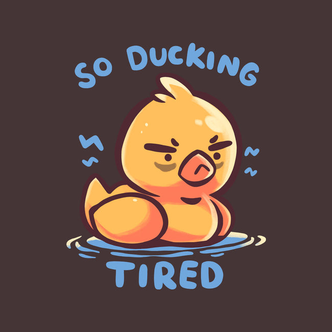 Ducking Tired-None-Non-Removable Cover w Insert-Throw Pillow-TechraNova