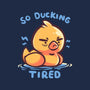 Ducking Tired-None-Zippered-Laptop Sleeve-TechraNova