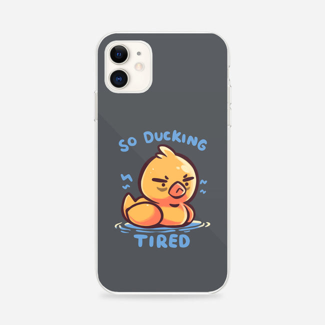 Ducking Tired-iPhone-Snap-Phone Case-TechraNova