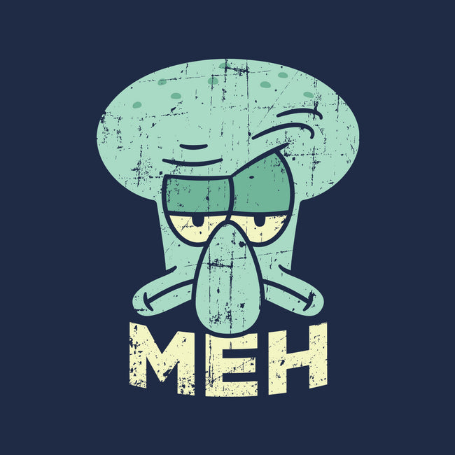 Squid Meh-None-Non-Removable Cover w Insert-Throw Pillow-Xentee