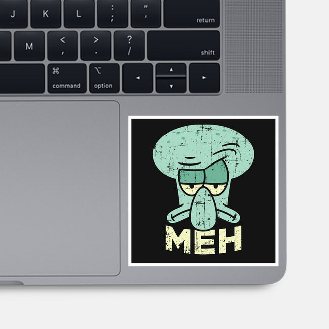 Squid Meh-None-Glossy-Sticker-Xentee