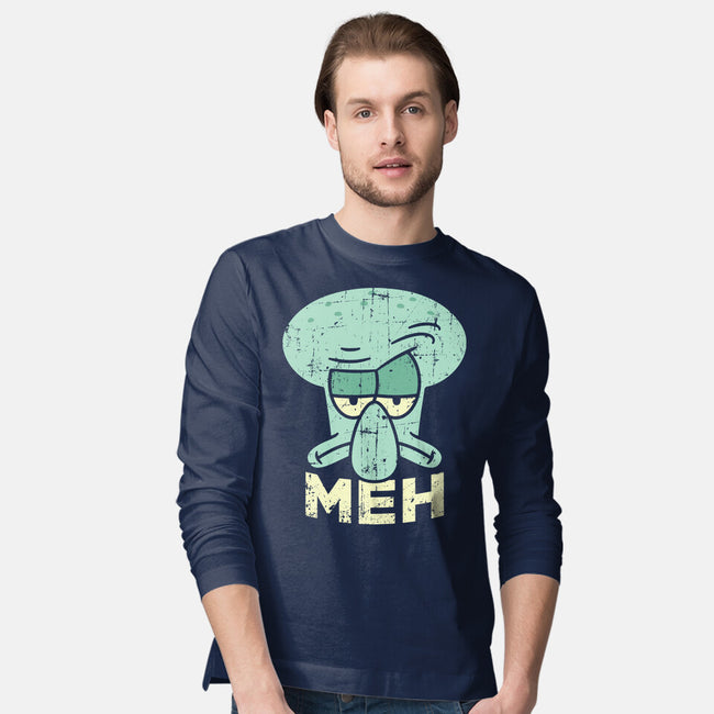 Squid Meh-Mens-Long Sleeved-Tee-Xentee