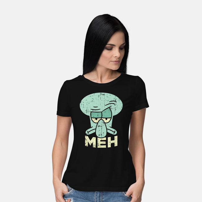 Squid Meh-Womens-Basic-Tee-Xentee