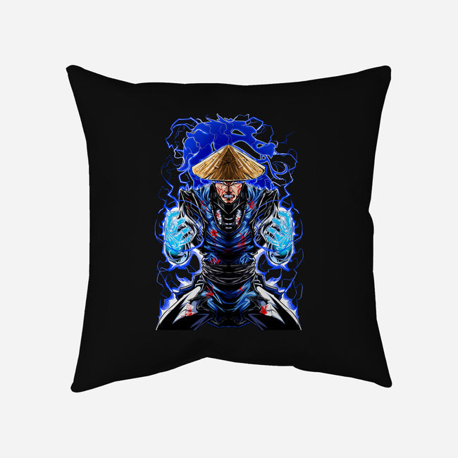 Mortal Fighter 2-None-Non-Removable Cover w Insert-Throw Pillow-Conjura Geek