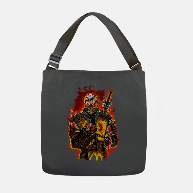 The Mortal Fighter-None-Adjustable Tote-Bag-Conjura Geek