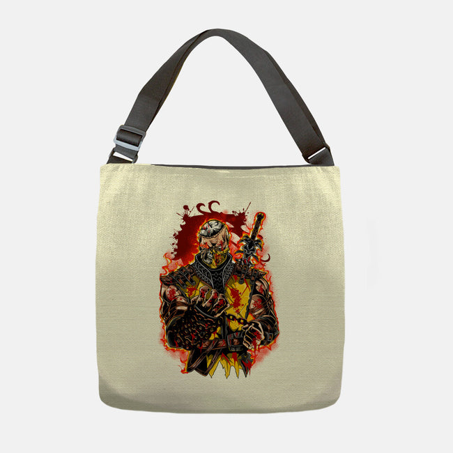 The Mortal Fighter-None-Adjustable Tote-Bag-Conjura Geek