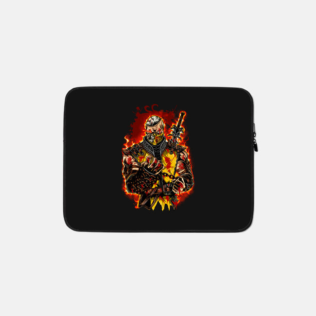 The Mortal Fighter-None-Zippered-Laptop Sleeve-Conjura Geek