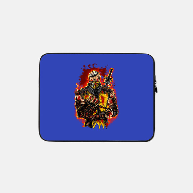 The Mortal Fighter-None-Zippered-Laptop Sleeve-Conjura Geek