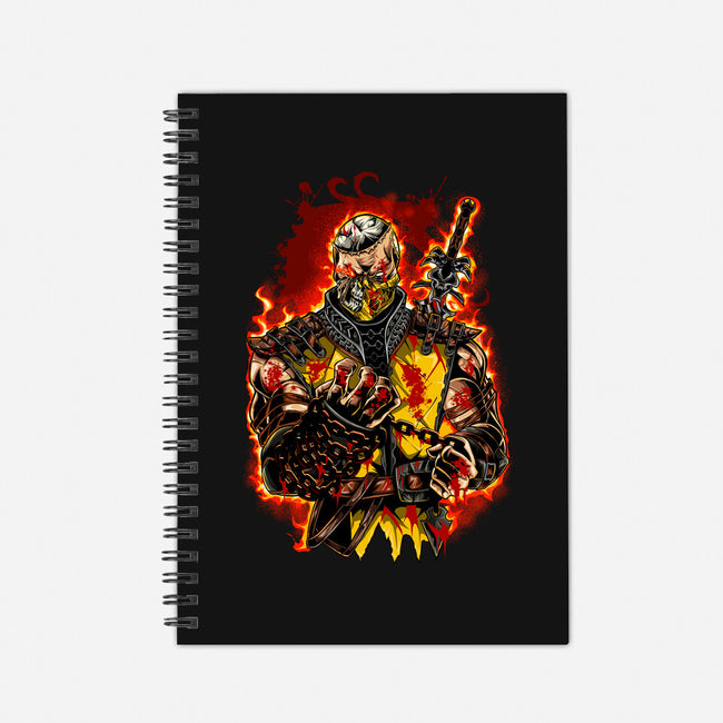 The Mortal Fighter-None-Dot Grid-Notebook-Conjura Geek
