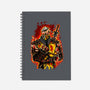 The Mortal Fighter-None-Dot Grid-Notebook-Conjura Geek