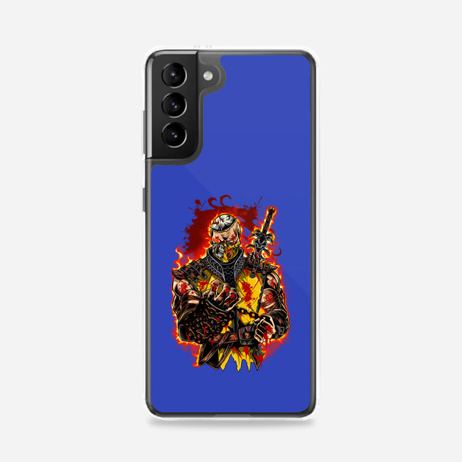 The Mortal Fighter-Samsung-Snap-Phone Case-Conjura Geek