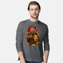 The Mortal Fighter-Mens-Long Sleeved-Tee-Conjura Geek