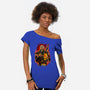 The Mortal Fighter-Womens-Off Shoulder-Tee-Conjura Geek