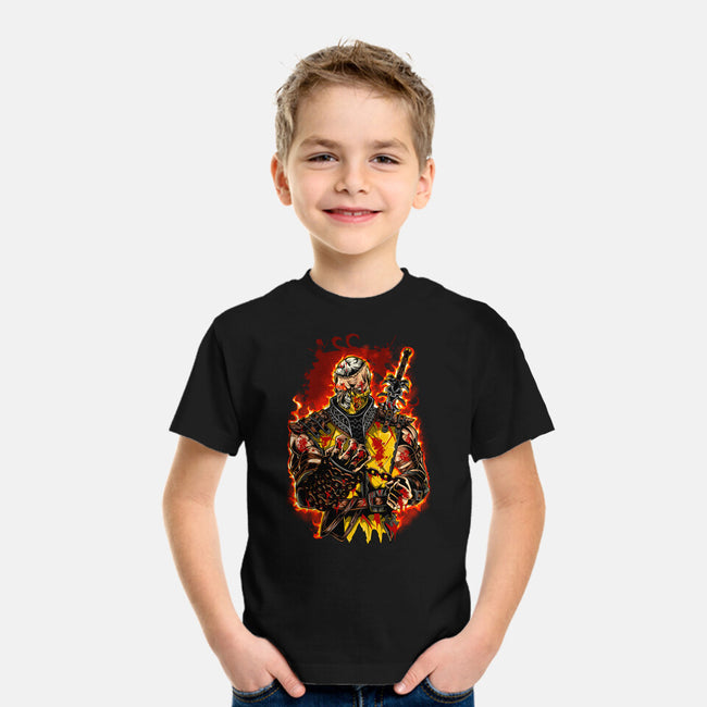 The Mortal Fighter-Youth-Basic-Tee-Conjura Geek