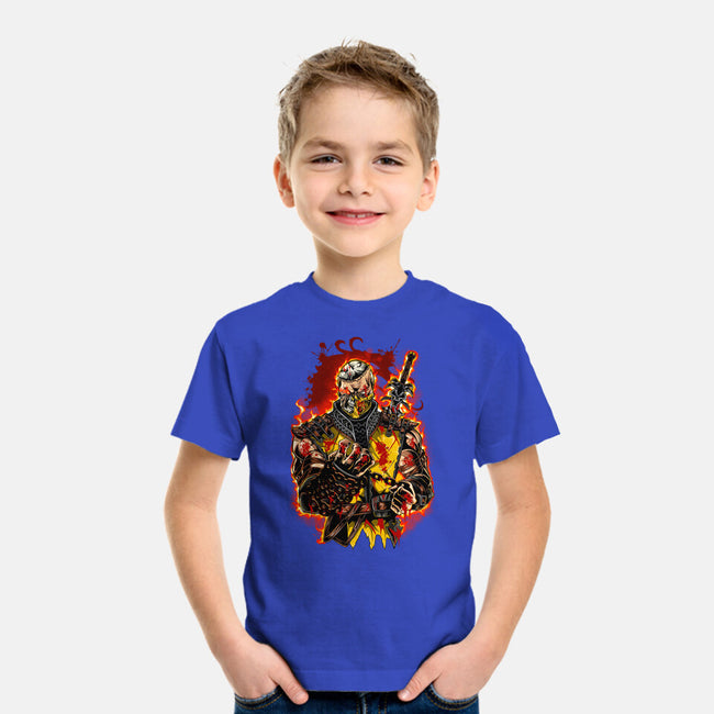The Mortal Fighter-Youth-Basic-Tee-Conjura Geek