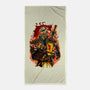 The Mortal Fighter-None-Beach-Towel-Conjura Geek