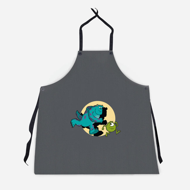 Monsters Adventures-Unisex-Kitchen-Apron-jasesa