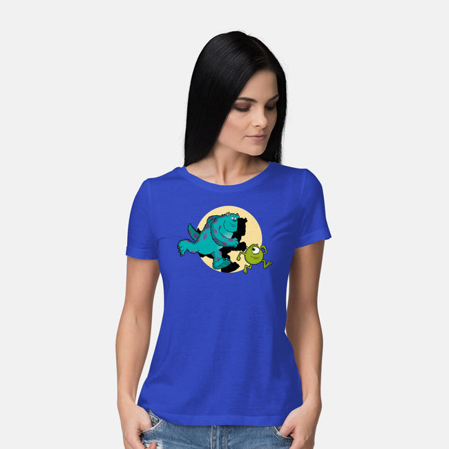 Monsters Adventures-Womens-Basic-Tee-jasesa