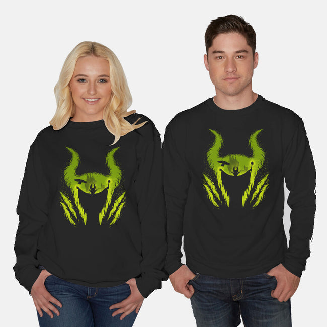 The Evil Fairy-Unisex-Crew Neck-Sweatshirt-pigboom