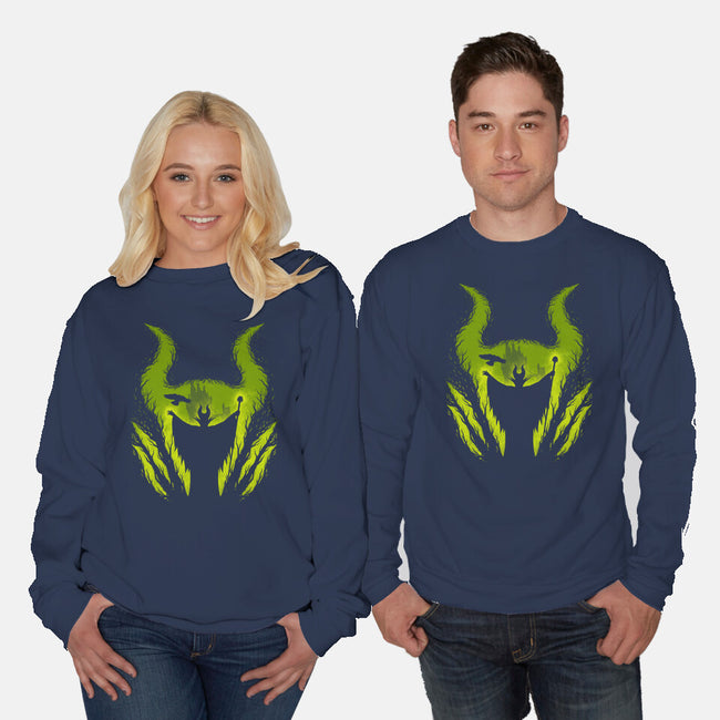 The Evil Fairy-Unisex-Crew Neck-Sweatshirt-pigboom