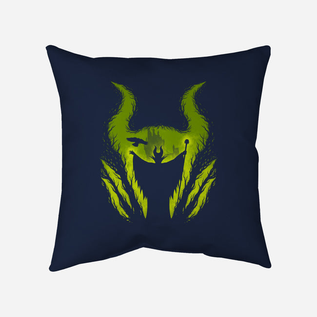 The Evil Fairy-None-Removable Cover-Throw Pillow-pigboom