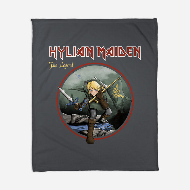 Hylian Maiden-None-Fleece-Blanket-retrodivision