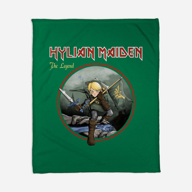 Hylian Maiden-None-Fleece-Blanket-retrodivision