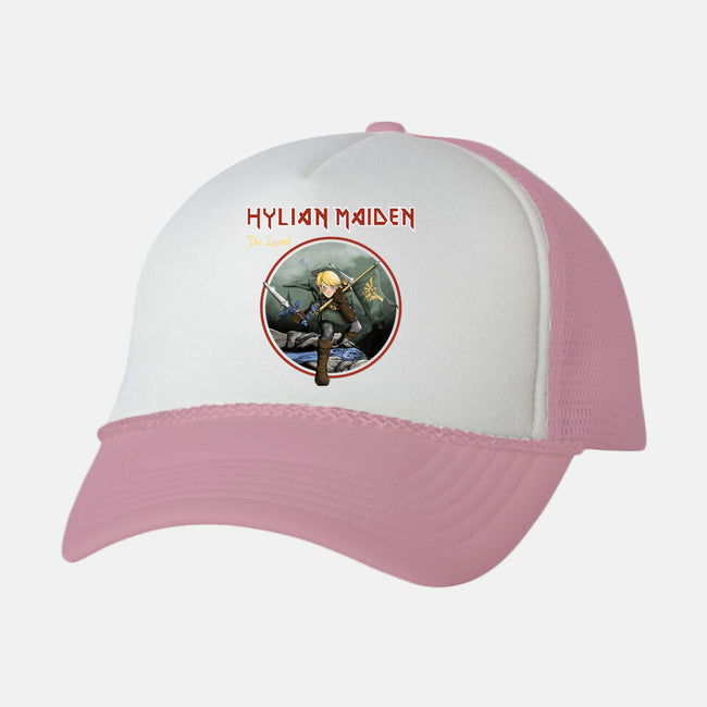 Hylian Maiden-Unisex-Trucker-Hat-retrodivision