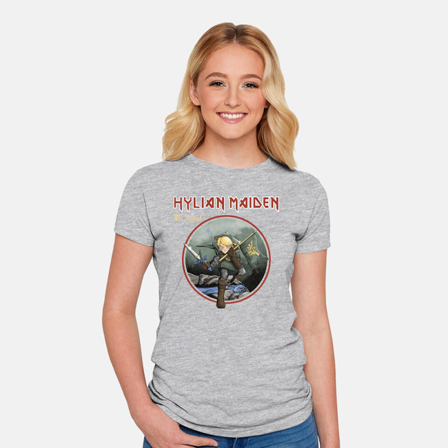 Hylian Maiden-Womens-Fitted-Tee-retrodivision