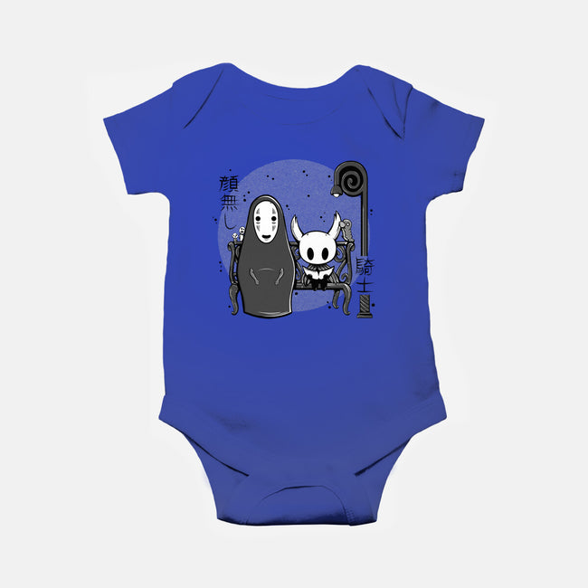 Hollow Face-Baby-Basic-Onesie-Ca Mask