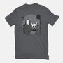 Hollow Face-Womens-Fitted-Tee-Ca Mask