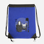 Hollow Face-None-Drawstring-Bag-Ca Mask