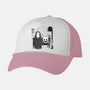 Hollow Face-Unisex-Trucker-Hat-Ca Mask