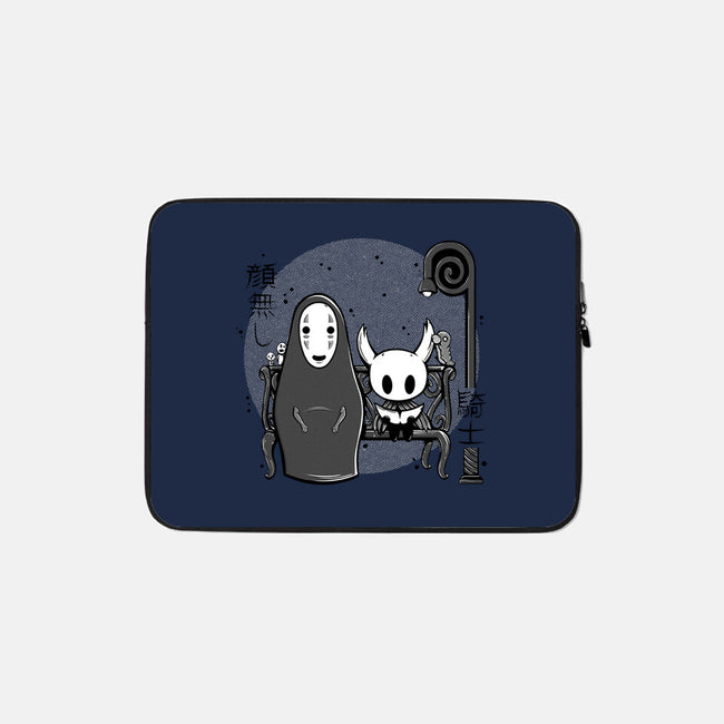 Hollow Face-None-Zippered-Laptop Sleeve-Ca Mask