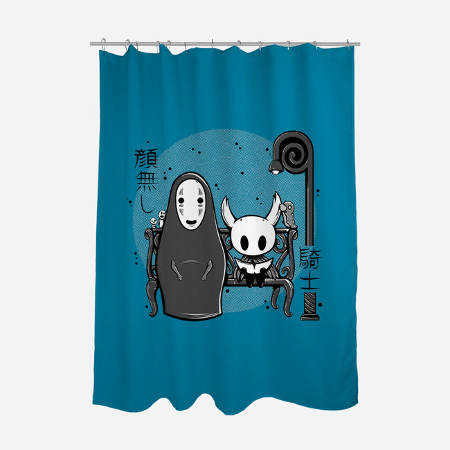 Hollow Face-None-Polyester-Shower Curtain-Ca Mask