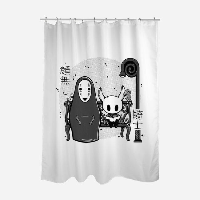 Hollow Face-None-Polyester-Shower Curtain-Ca Mask