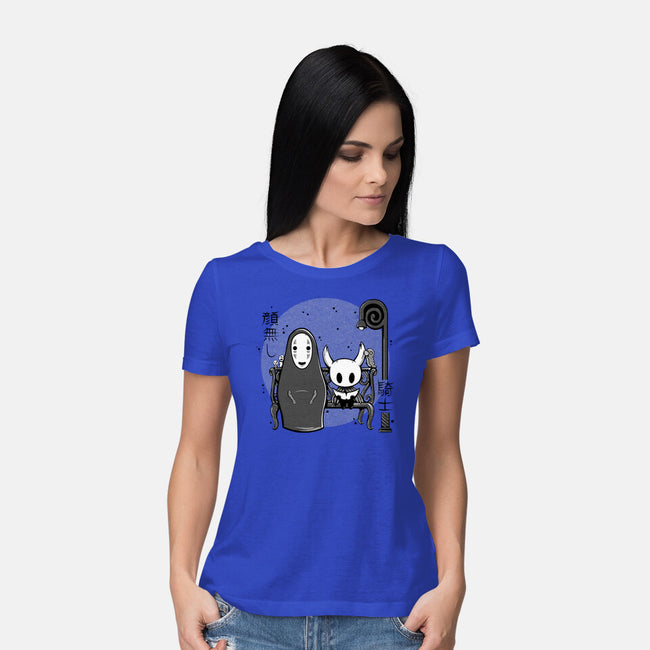 Hollow Face-Womens-Basic-Tee-Ca Mask