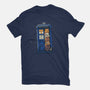 Tardis Cats-Unisex-Basic-Tee-tobefonseca