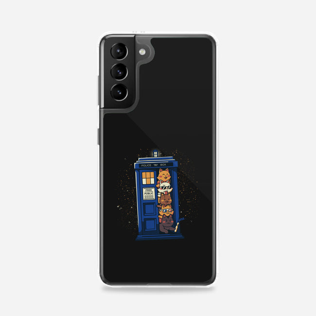 Tardis Cats-Samsung-Snap-Phone Case-tobefonseca