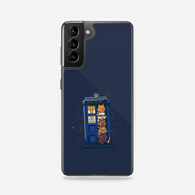 Tardis Cats-Samsung-Snap-Phone Case-tobefonseca