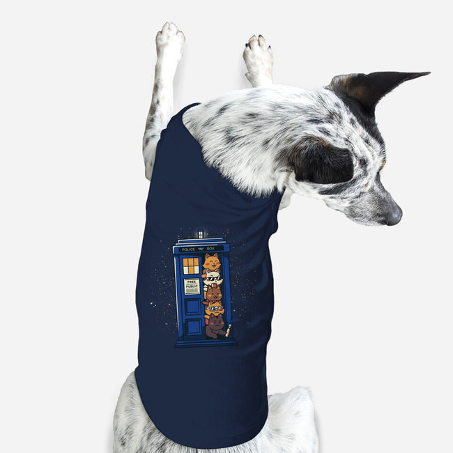 Tardis Cats-Dog-Basic-Pet Tank-tobefonseca