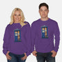 Tardis Cats-Unisex-Crew Neck-Sweatshirt-tobefonseca