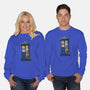 Tardis Cats-Unisex-Crew Neck-Sweatshirt-tobefonseca