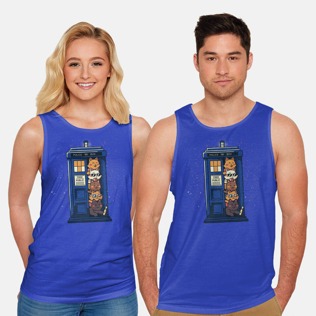 Tardis Cats-Unisex-Basic-Tank-tobefonseca