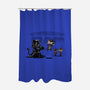 Cat Vader-None-Polyester-Shower Curtain-zascanauta