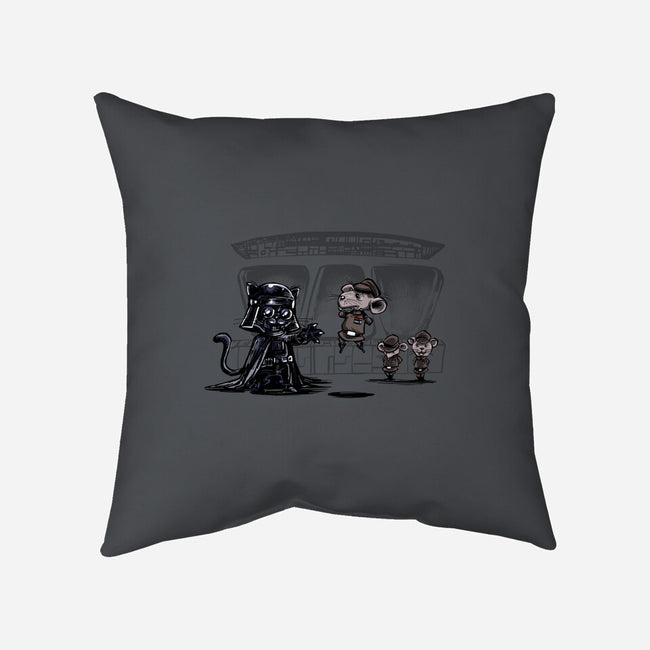 Cat Vader-None-Non-Removable Cover w Insert-Throw Pillow-zascanauta