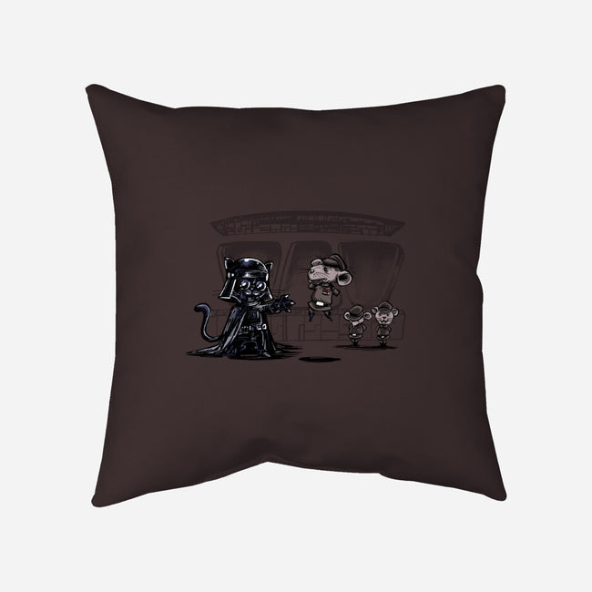 Cat Vader-None-Removable Cover w Insert-Throw Pillow-zascanauta