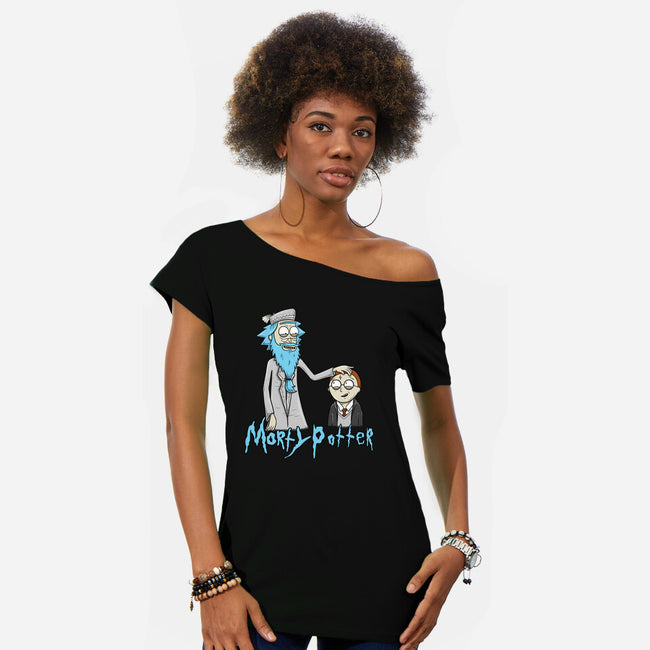 Morty Potter-Womens-Off Shoulder-Tee-Umberto Vicente