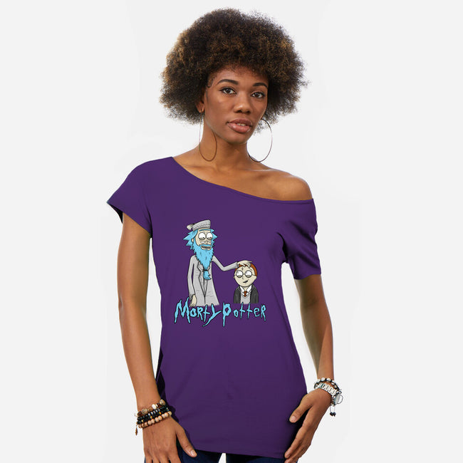 Morty Potter-Womens-Off Shoulder-Tee-Umberto Vicente